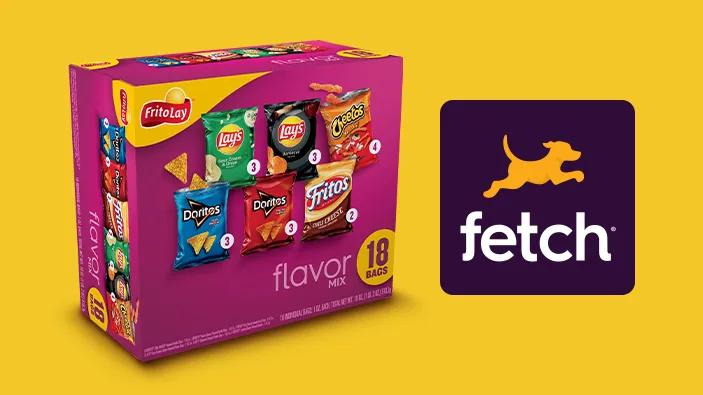 Submit a Qualified Frito-Lay® Variety Pack Receipt on the Fetch App