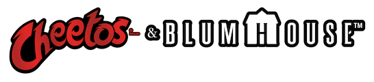 Cheetos & Blumhouse logos